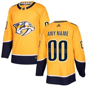 NHL Nashville Predators Trikot Benutzerdefinierte Heim Gold Authentic